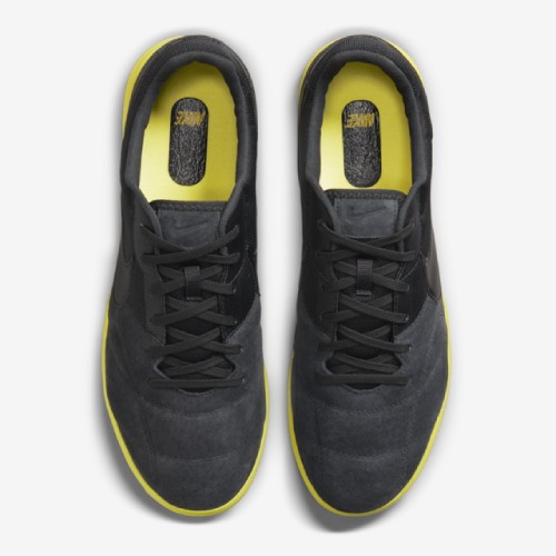 کفش فوتسال نایک تمپو پریمیر سالا 2 مشکی_زرد NIKE TIEMPO PREMIER SALA II 