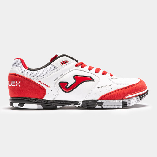 کفش فوتسال جوما تاپ فلکس Joma Top Flex 2022 White-Red Indoor