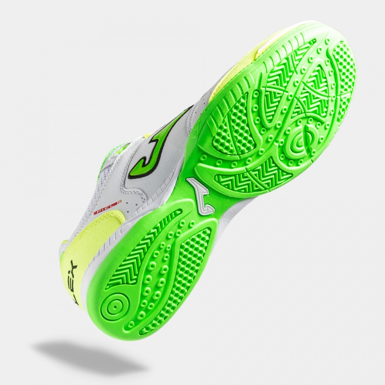 کفش فوتسال جوما تاپ فلکس Joma Top Flex 920 White-Fluor Indoor