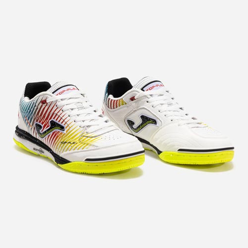 کفش فوتسال جوما تاپ فلکس ریباند 2576 JOMA TOP FLEX REBOUND WHITE YELLOW RED