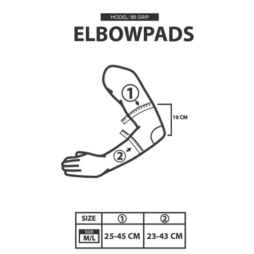 آرنج بند گلری گریپ مشکی181 Keepers grip Elbow Pad BLACK