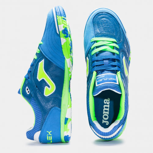 کفش فوتسال جوما تاپ فلکس Joma Top Flex 2004 Royal-Fluorescent Indoor