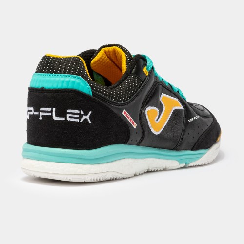 کفش فوتسال جوما تاپ فلکس ریباند JOMA TOP FLEX REBOUND 2201 BLACK TURQUOISE 