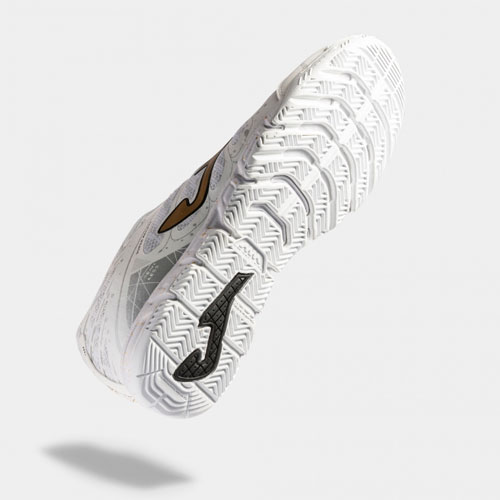 کفش فوتسال جوما سوپر رگاته  Joma Regate 2002 Blanco-Oro Indoor