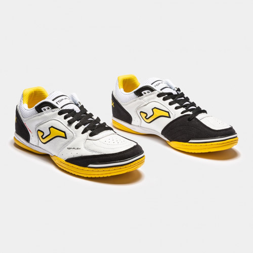کفش فوتسال جوما تاپ فلکس Joma Top Flex 2032 White Yellow Indoor