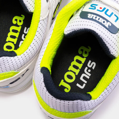 کفش فوتسال جوما تاپ فلکس JOMA TOP FLEX 2382 WHITE INDOOR 
