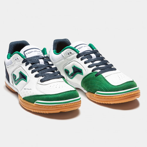 کفش فوتسال جوما تاپ فلکس Joma Top Flex 932 White-Green Indoor