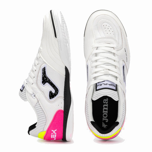 کفش فوتسال جوما تاپ فلکس JOMA TOP FLEX 2532 WHITE BLACK FUCHSIA