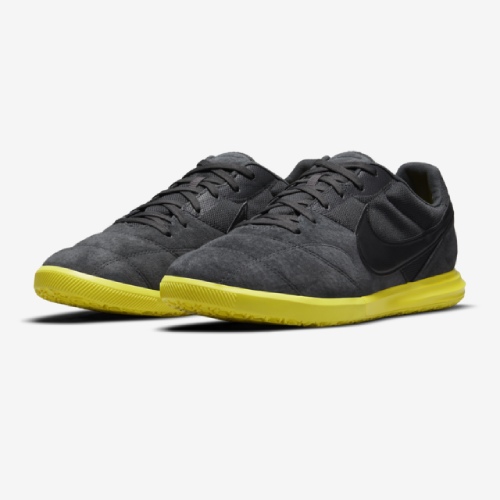 کفش فوتسال نایک تمپو پریمیر سالا 2 مشکی_زرد NIKE TIEMPO PREMIER SALA II 